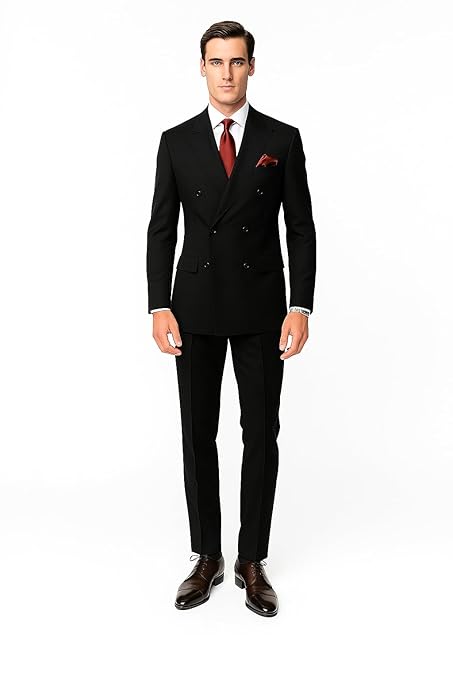 Men\'s 2 Piece Double Breasted Suit