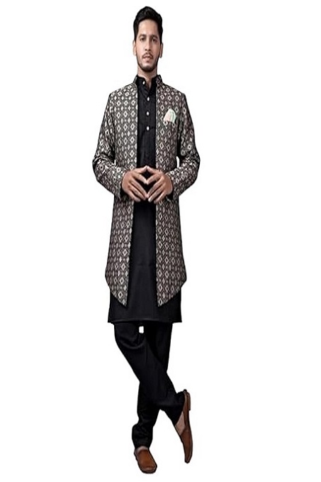 Black Kurta Pajama Set