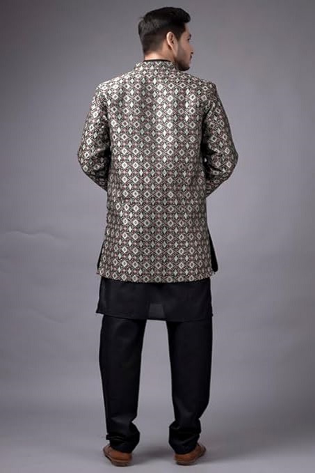 Black Kurta Pajama Set